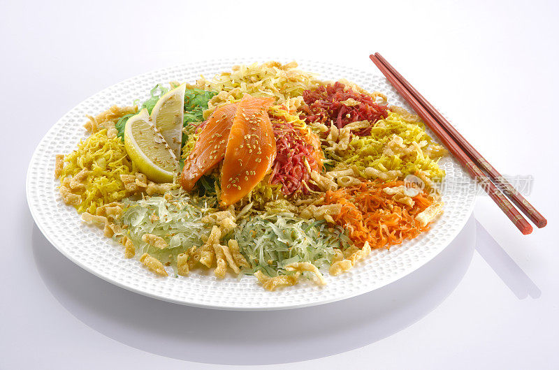 中国新年美食yee Sang